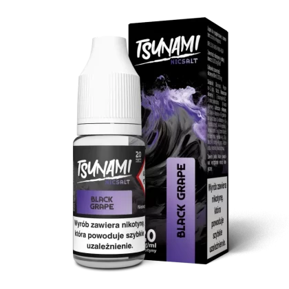 Liquid Tsunami Salt 20mg 10ml Ice Black Grape