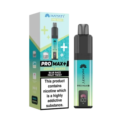 Hayati Pro Max Plus 6000 Puffs Blue Razz Fruit Twist