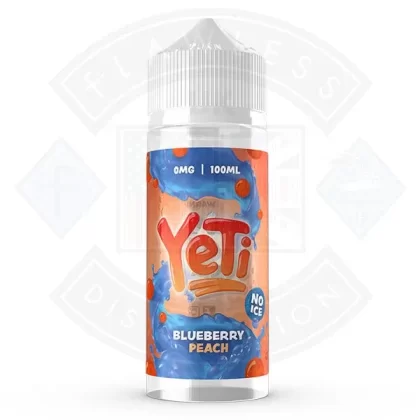 Yeti Defrosted – Blueberry Peach No Ice 100ml 0mg Shortfill E-Liquid