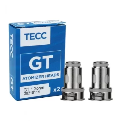 TECC GT Replacement Coils 2 Pack - Resistance#0.6 Ohm>1.2 Ohm (D5C16B)