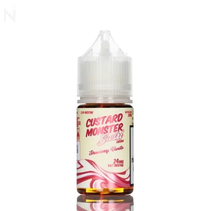 Custard Monster Salt - Strawberry Vanilla Swirl