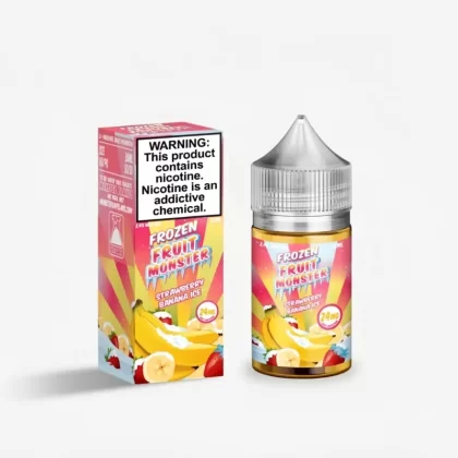 Strawberry Banana Ice – Made in USA Nic Salt 30mL