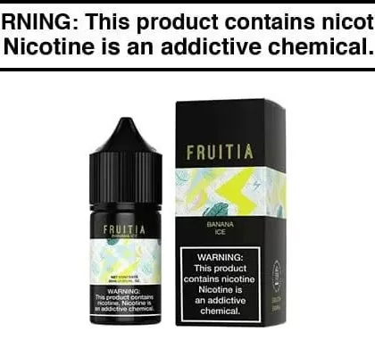 BANANA ICE BY FRUITIA SALTS 30ML - Vapejuice