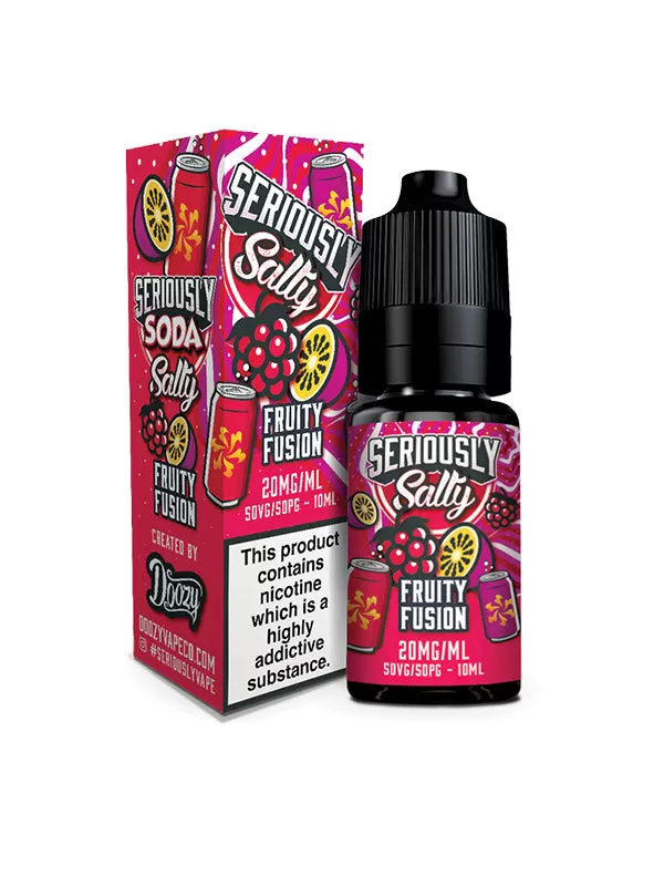 Seriously Salty SODA Fruity Fusion Nic Salt E-Liquid - 10mg