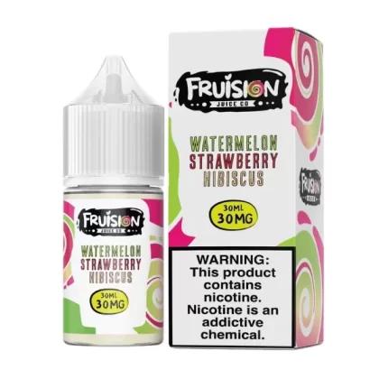 Fruision Salt Nic 30mL – Watermelon Strawberry Hibiscus