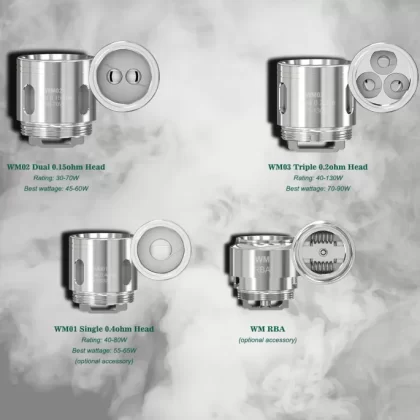 WISMEC GNOME Sub Ohm Tank Replacement Coils 5PCS-PACK - WM02