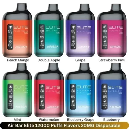 Air Bar Elite 12000 Puffs Flavors 20MG Diasposable Vape