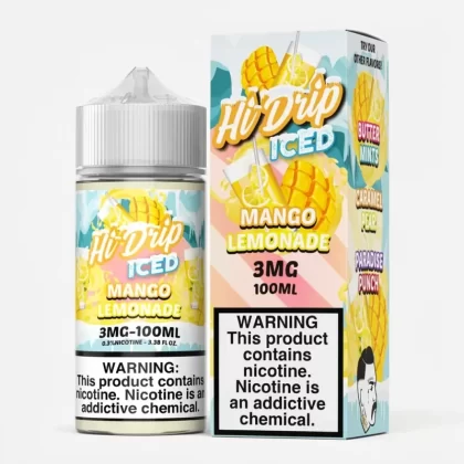 Mango Lemonade ICED – Hi Drip – 100mL – Icy Vape Juice - Vape Product; Vape Product, Vape Product
