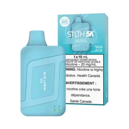 STLTH 5K Disposable Vape – Rechargeable – Blue Lemon Ice – 5000 Puffs - Ecigdepot