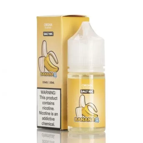 Buy Iced Banana Salts Orgnx E-Liquids 30ml in Pakistan