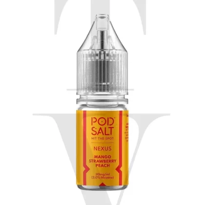 POD SALT NEXUS MANGO STRAWBERRY PEACH NIC SALT E-LIQUID