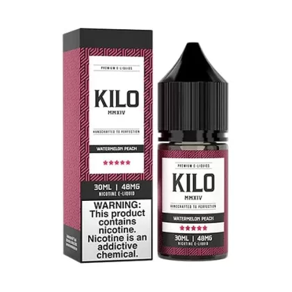 Sale $11.95 – Kilo Salts Watermelon Peach 30ml Nic Salt Vape Juice