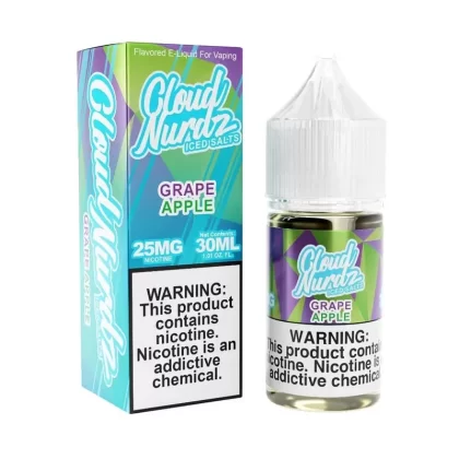 Cloud Nurdz Iced Salts Grape Apple eJuice - Vape Product; Vape Product, Vape Product (017368)