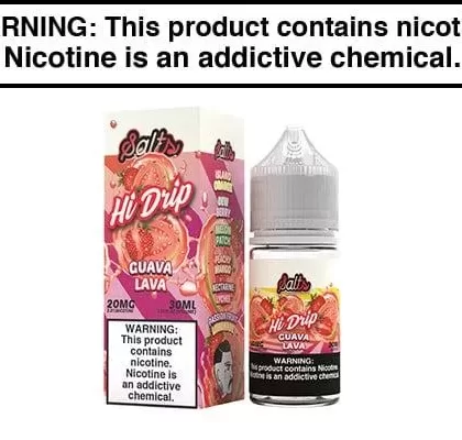 GUAVA LAVA BY HI DRIP SALTS 30ML - Vapejuice
