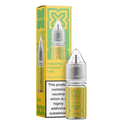 Pineapple Passion Lime – Pod Salt Nicotine Salt E Liquid – 10ml – TPD - Vapestorm Co