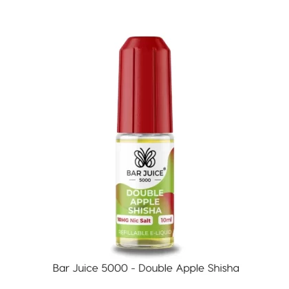 Double Apple Shisha Nic Salt E-Liquid by Bar Juice