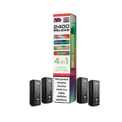 IVG 2400 Reload Multi Flavour Edition Prefilled Pods X4 - Passionfruit Edition