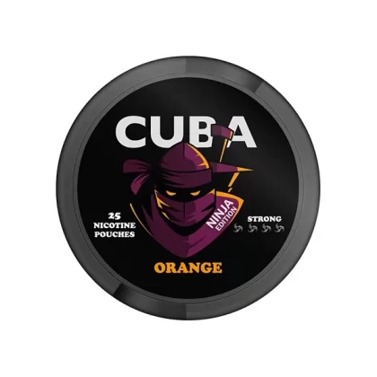 CUBA Ninja Orange Nicotine Pouches - Strength#30mg (1DF16F)