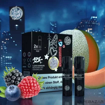 187 Pods – I love Hamburg (2er Pack) - Beeren Mix / Melone