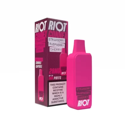 Riot Squad Connex Strawberry Raspberry Cherry Prefilled Vape Pod – 1PK