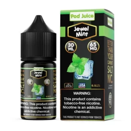 Pod Juice Salt Bold Series Jewel Mint Tobacco Free Nicotine E-Juice 30ml