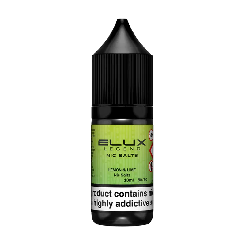 Lemon and Lime Nic Salt by Elux 10ml - 5mg - Vape Product (2B7308)