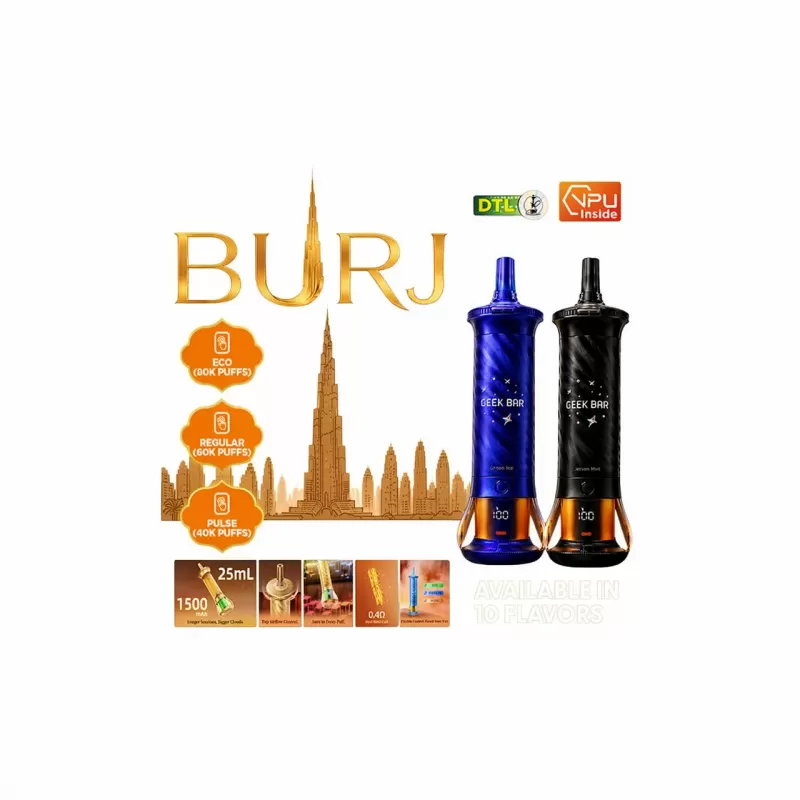 Geek Bar Burj 80K Disposable Vape 80000 Puffs - Bangvapeaustralia
