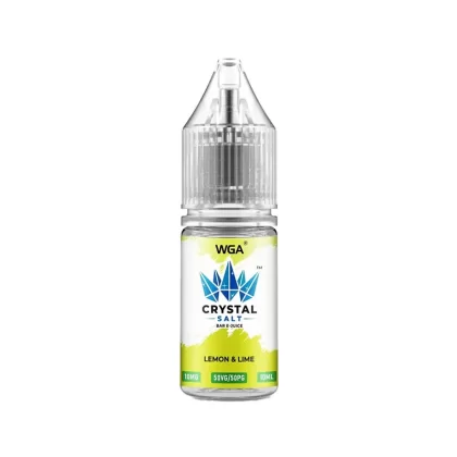 WGA Crystal Lemon Lime Saltnic Vape Juice - 10 Pack - 10mg