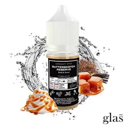 GLAS Basix Salts Butterscotch Grand Reserve 30mL - Vape Product, Vape Product