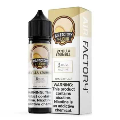 Air Factory Vanilla Crumble eJuice - Vape Product; Vape Product, Vape Product