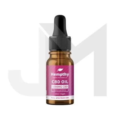 Hempthy 1000mg CBD Oil Full Spectrum Mixed Berries – 10ml