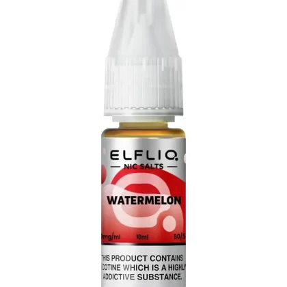 Elf Bar Elfliq Watermelon Nic Salt Vape Juice - Strength