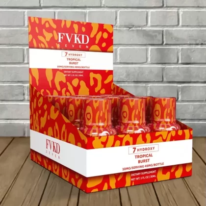 FVKD Seven 7-Hydroxy Liquid Extract Shot Full Case 12ct - flavors#Tropical Burst -- 7-Hydroxy 40mg (12pk)>Green Apple -- 7-Hydroxy 40mg (12pk) (D144C4)