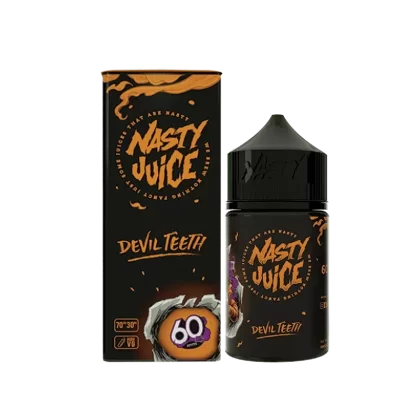 DEVIL TEETH E LIQUID BY NASTY JUICE – 50ML SHORTFILL 50ML 70VG