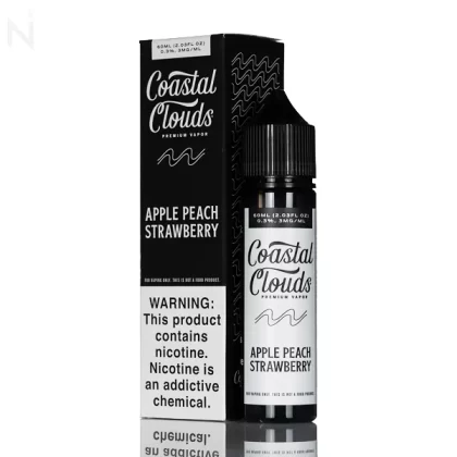 Coastal Clouds E-Liquid - Apple Peach Strawberry - 60mL - 6mg