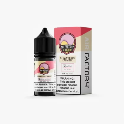 Strawberry Crumble SALT 50VG Dessert Vape – Air Factory 30mL