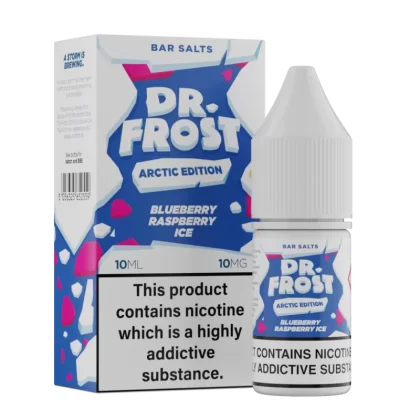 Dr Frost Arctic Edition Blueberry Raspberry Ice Nic Salt E-Liquid - 10 Pack - 10mg