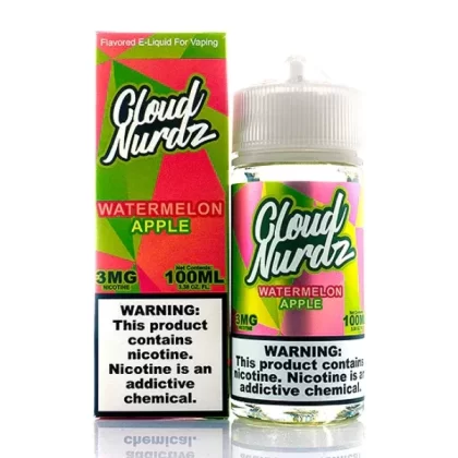Cloud Nurdz Eliquid 100mL – Watermelon Apple