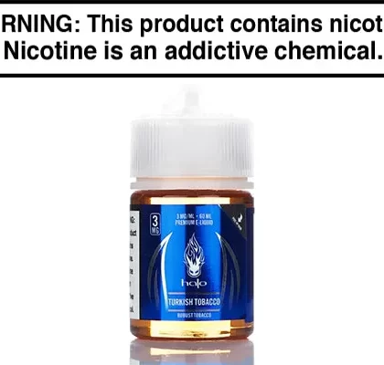 TURKISH TOBACCO BY HALO E LIQUID 60ML - Vape Product, Vape Product
