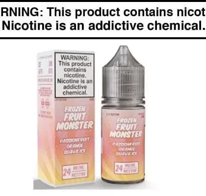 PASSIONFRUIT ORANGE GUAVA ICE BY FROZEN FRUIT MONSTER SALT NIC 30ML - Vapejuice