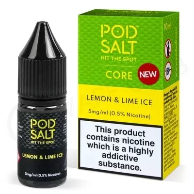 Lemon & Lime Ice Nic Salt E-Liquid by Pod Salt