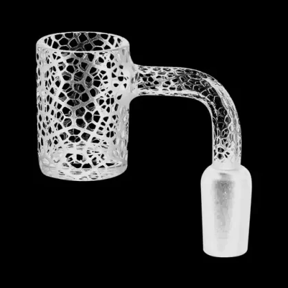 Pulsar Cellular Mosaic Etched Quartz Banger