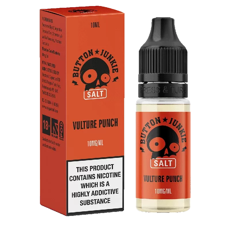 Button Junkie Vulture Punch Nic Salt – 10ml