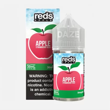 Apple Strawberry ICED SALT by Red’s Apple Nic Salt Menthol