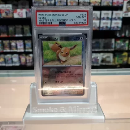 Eevee – Pokémon 151 Master Ball Reverse Holofoil: PSA 10 - Ecigdepot