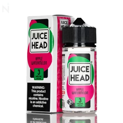 Juice Head E-Liquid - Apple Watermelon - 100ml - 3mg