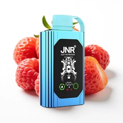 JNR Shisha Hookah Box 20500 Puffs Fresa Frambuesa Caramelo, 25ml, 1000mAh - Fumotvapemexico