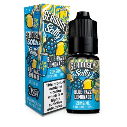 Seriously Salty SODA Blue Razz Lemonade Nic Salt E-Liquid - 20mg