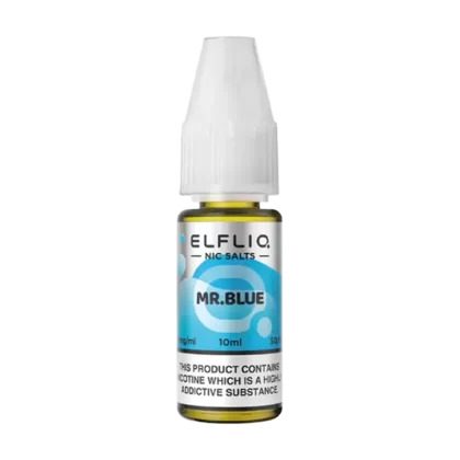 Mr Blue Elfliq Nic Salt by Elfbar - 10ml - 5mg - Vape Product