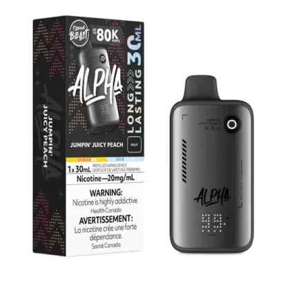 Jumpin’ Juicy Peach Flavour Beast ALPHA 80k Disposable Vape